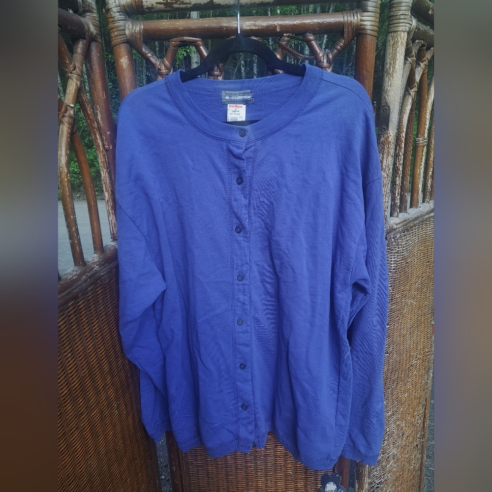 Ms. Silverware vintage long-sleeved shirt size 1x🦋